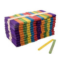 5 Star Popsicle Sticks Wooden Assorted Colours Pack 1000