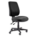 Roma Task Chair 2 Lever High Back Black No Arms