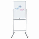 Boyd Whiteboard Lacquered Steel Mobile Pivoting 600 x 900mm