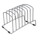 Okin File Rack U Shape 7 Slots Silver