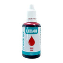 Ledah Stamp Ink 7011 50ml Red Bottle