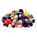 5 Star Pom Poms Assorted Sizes Assorted Colours Pack 280
