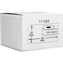 Okin Compatible Dymo LW Labels 57x32mm 1000 Roll