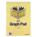Spirax 585 Graph Paper Pad Top Opening A4 30 Leaf