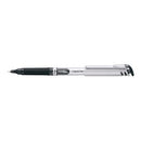 Pentel Energel Rollerball Pen Capped Gel Ink Fine BL17 0.7mm Black