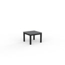Cubit Coffee Table 600wx600d Silver Top / Black Frame