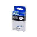 Brother P-Touch Labelling Tape TC-201 12mmx7.7m Black On White