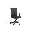 Blade Task Chair High Back Synchro Fabric Black Unassembled