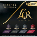 L'OR Espresso Intense Collection Variety Coffee Capsules Box 40
