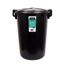 Trendz Garbage Bin with Lid 70L Black