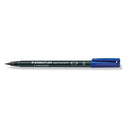Staedtler Lumocolor Universal Pen Permanent S Blue Pack 10
