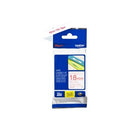 Brother P-Touch Labelling Tape Laminating TZe-242 18mm x 8m Red On White