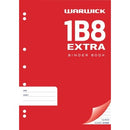Warwick 1B8 Exercise Book 7mm Ruled Punched A4 64 Leaf