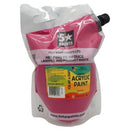 5 Star NZACRYL Acrylic Paint 1.5 Litre Pouch Process Magenta