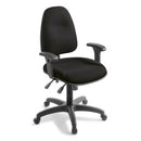 Spectrum 3 Long/Wide Task High Back Chair 3 Lever With Arms Quantum Black