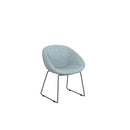 Camellia Visitor Chair Sled Base Reef Blue