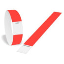 Tyvek Wristbands Red 100