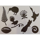 5 Star Stencil Kiwiana A4