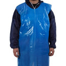Apron Disposable LDPE 690x1170mm Blue Pack 100
