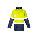 Syzmik Zj357 Mens Ultralite Waterproof Jacket Yellow/navy 5XL