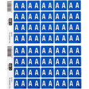 Filecorp C-Ezi Lateral File Labels Alpha Letter A 24 x 31mm Blue Sheet 40