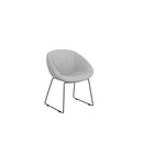 Camellia Visitor Chair Sled Base Reef Grey Mist