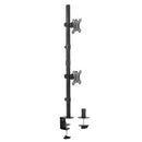 Brateck Monitor Stand Dual 13-32inch Articulating With Clamp