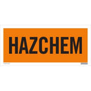 Sign - HAZCHEM 400mm x 180mm