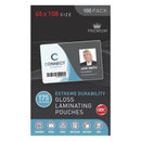 GBC Laminating Pouches Gloss 65 x 108mm 175 Micron Pack 100