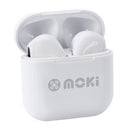 Moki Earphones Mini TWS For Kids Volume Limited White