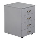 Eko Mobile Pedestal 600Hx 400W x 460D Silver