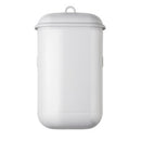 Pod Petite Manual Sanitary Bin 7L 253 x 150 x 420mm White