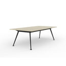 Team Boardroom Table 2400W x 1200D Nordic Maple / Black