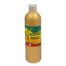 5 Star NZACRYL Acrylic Paint 500ml Metallic Bright Gold