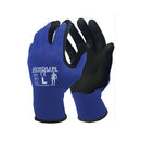 Armour Nitrile Gloves Open Back Foam XL Black Pair