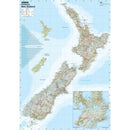 Kiwimaps Pathfinder Sheet Map North Island Laminated 880 x 610mm