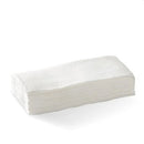Biopak Quilted Dinner Napkins 8 Fold 2 Ply White Carton 1000