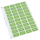 Codafile Lateral File Labels Alpha Letter Z 25mm Pack 200