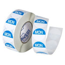 Avery Day Rotation Labels Monday Removable Round 937403 24mm Blue Roll1000