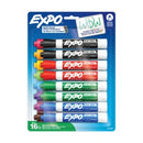 Expo Whiteboard Marker Chisel Tip Assorted Colours Pack 16