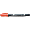 Artline Supreme Permanent Marker Bullet Tip 1.5mm Orange Box 12