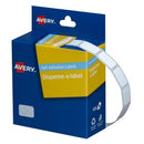 Avery Rectangle Labels Dispenser Hand Writable 937303 10 x 16mm WhitePack 1500