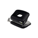 Rapid Eco 2 Hole Punch Recycled 25 Sheet Black