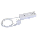 Dynamix 2-way Powerboard With 2x USB 2.4A Rapid Charging Ports