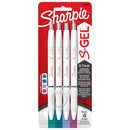 Sharpie S-Gel Ink Pen Retractable Fine 0.7mm Assorted Colours Pack 4