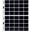 Filecorp C-Ezi Lateral File Labels Colour Flash 24 x 31mm Navy / Black Sheet 40
