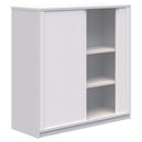 Pryme Storage Melteca Tambour 1200Wx1200Hmm White