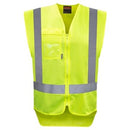 Vest Day/night Polyester 5XL Yellow