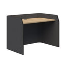 Sonic Focus Desk Acoustic 850h x 1200l x 800d Charcoal Grey Classic Oak