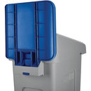 Rubbermaid Slim Jim Recycling Station Billboard Blue